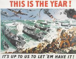 Poster for Let ’em Have It • D-Day 80 Years On • Wimborne Town Centre